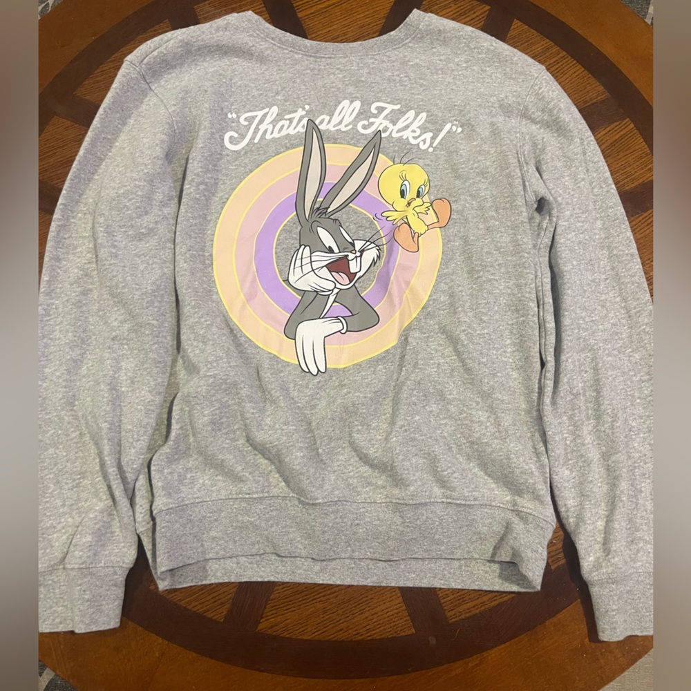 Light Gray Looney Tunes Sweatshirt
